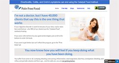 Desktop Screenshot of diverticulitispainfreefood.com